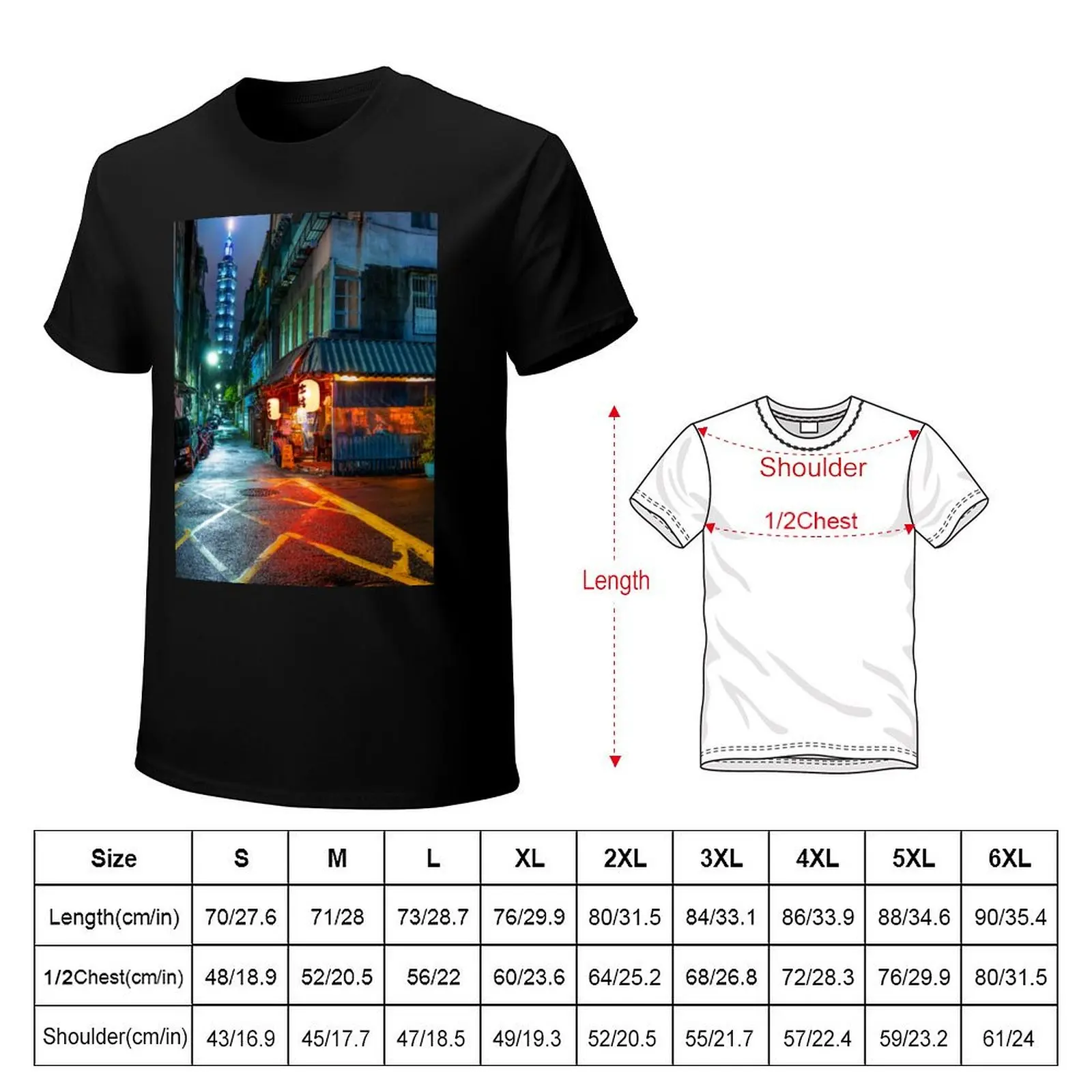 Een Nacht In Taipei T-Shirt Anime Zwaargewichten Heren Shirts Grafisch T-Shirt