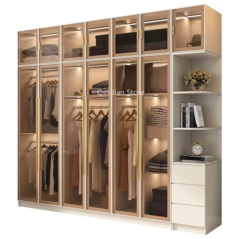 

Drawers Wardrobe Dressers Luxury Hanging Closet Organizer Modular Wardrobe Cloth Cupboard Meuble Rangement Salon Furniture SQC