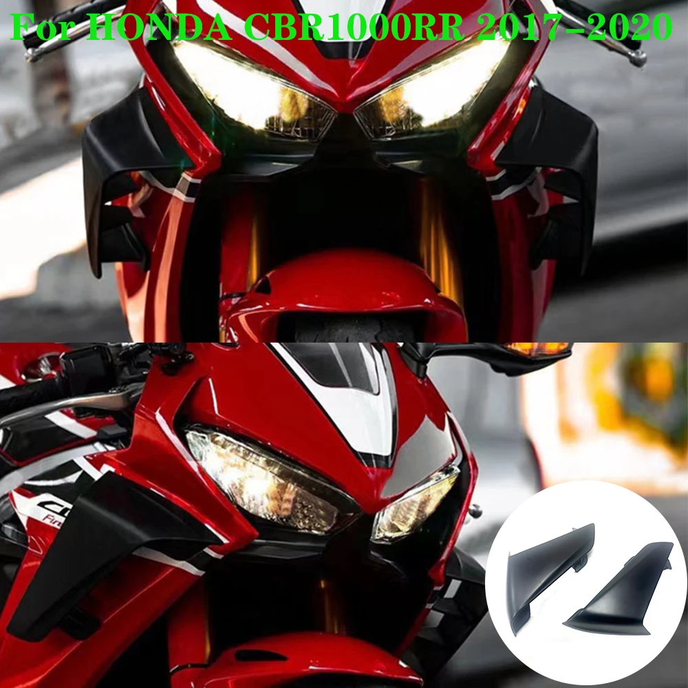 

Motorcycle Fairing Parts Fixed Wing Suitable for Honda CBR1000RR CBR 1000 RR 2017-2020 Aerodynamic Aileron Side Wing Spoiler
