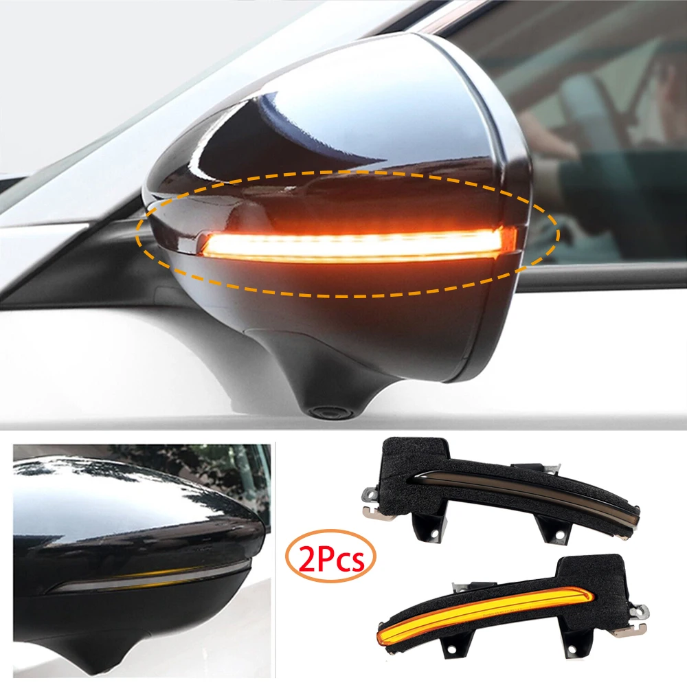 

Для Honda Accord 2018-2023 автомобильный Стайлинг светодиодные последовательные динамические боковые зеркала указатели поворота индикатор мигалка дымчатый черный