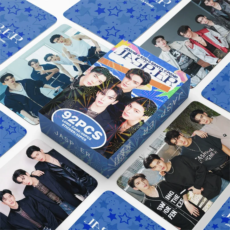 92PCS JASP.ER Photocards Double-Sided LOMO Cards - HD Printed Collectible Stickers Perfect Gift for Fans