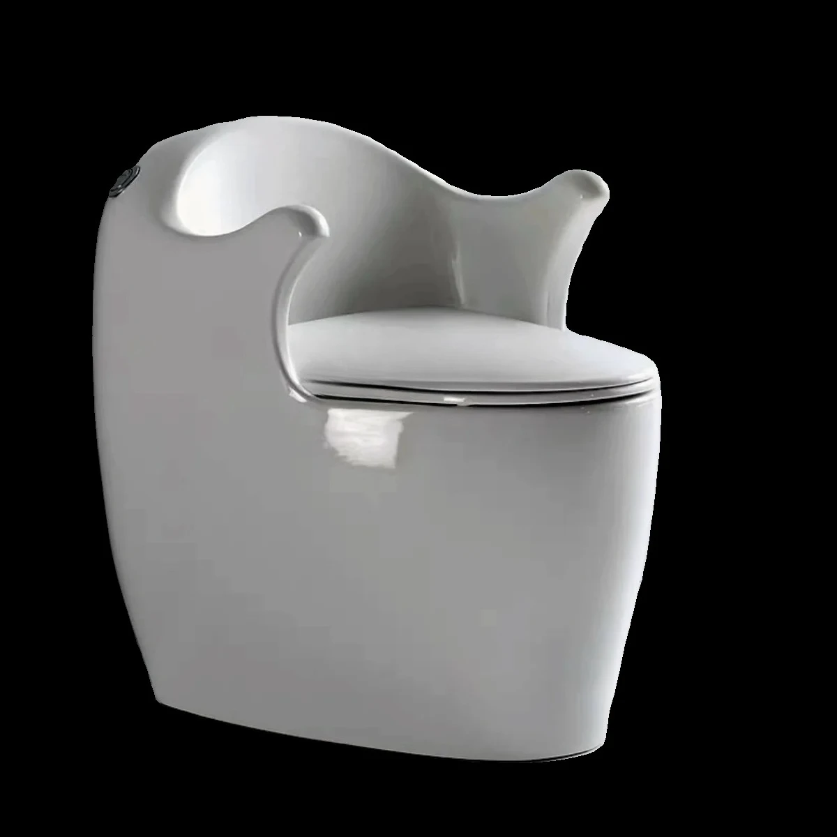

Auxiliary armrest toilet toilet ceramic toilet integrated molding deodorant siphon type