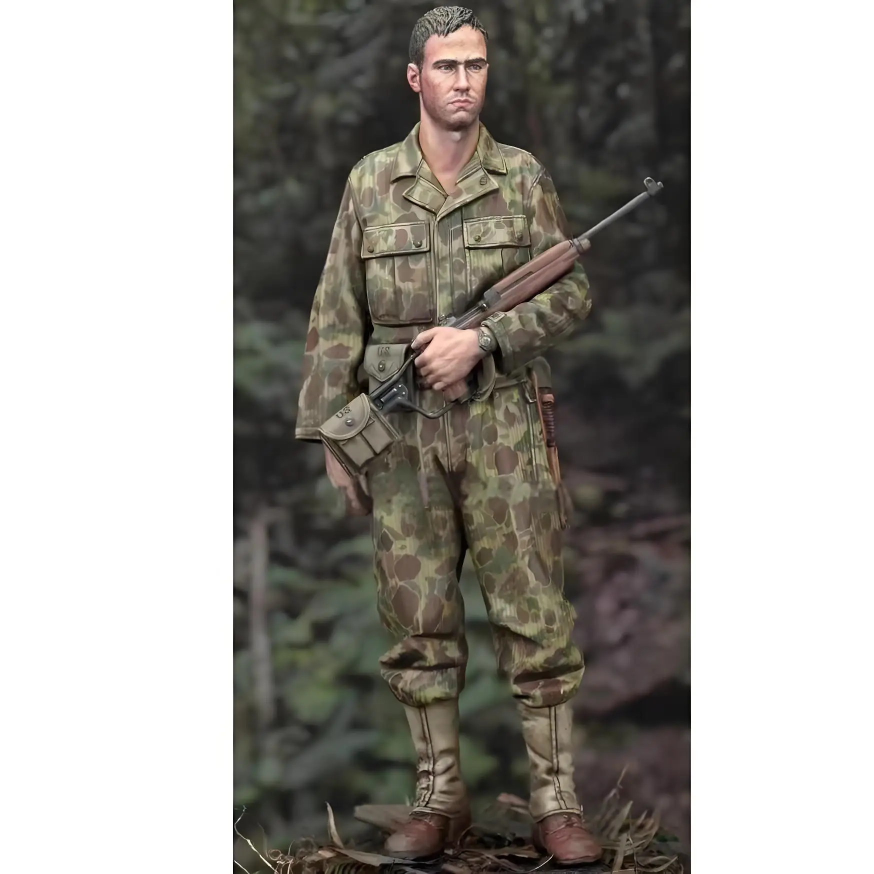 Modèle de soldats de la seconde guerre mondiale, modèle de figurine en résine, GM, modèle de thèmes militaires, kit non assemblé et non peint, 1/16