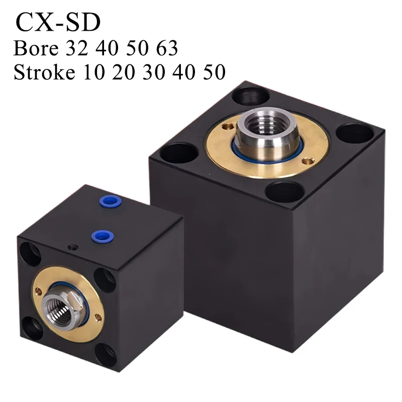 Compact Hydraulic Cylinder Vertical Cylinder CX-SD/LA32/40/50/63X10/20/30/40/50 Square Cylinder Industrial Machinery Equipment