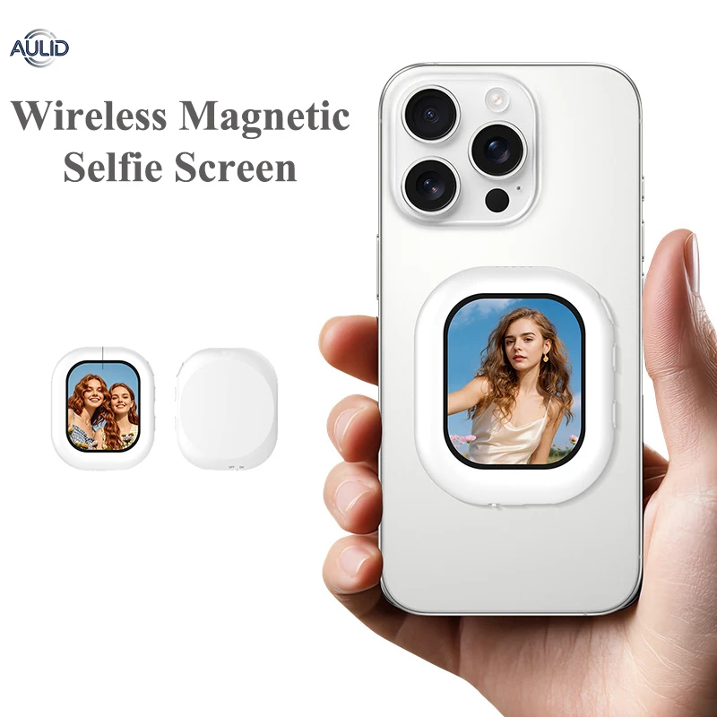 Schermo monitor selfie wireless magnetico Aulid per Iphone IOS 9.0 Android 2.0 sopra lo schermo del monitor della fotocamera posteriore del telefono cellulare