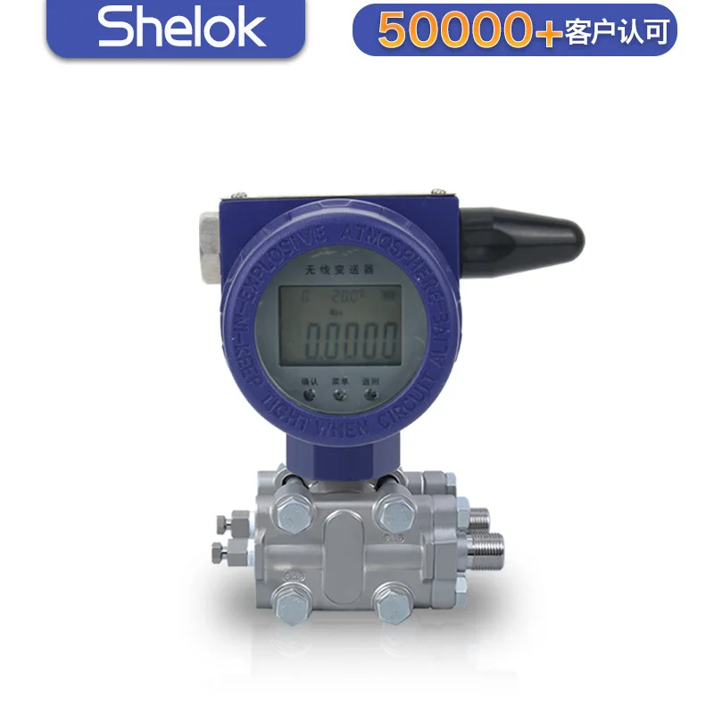 4G Wireless Differential Pressure Transmitter Lora Pressure Transmitter Differential Pressure Single and Double Flange Explosion