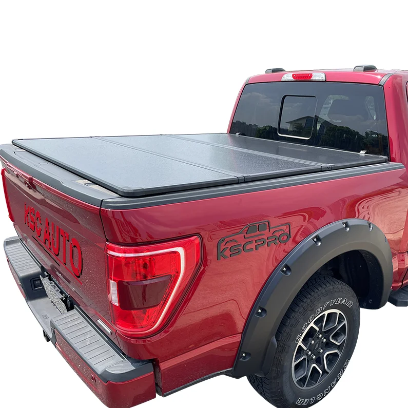  HT Series Hard Tri Fold Truck Bed Tonneau Cover for Chevy Colorado/GMC Canyon 2004-2014 6' Bed