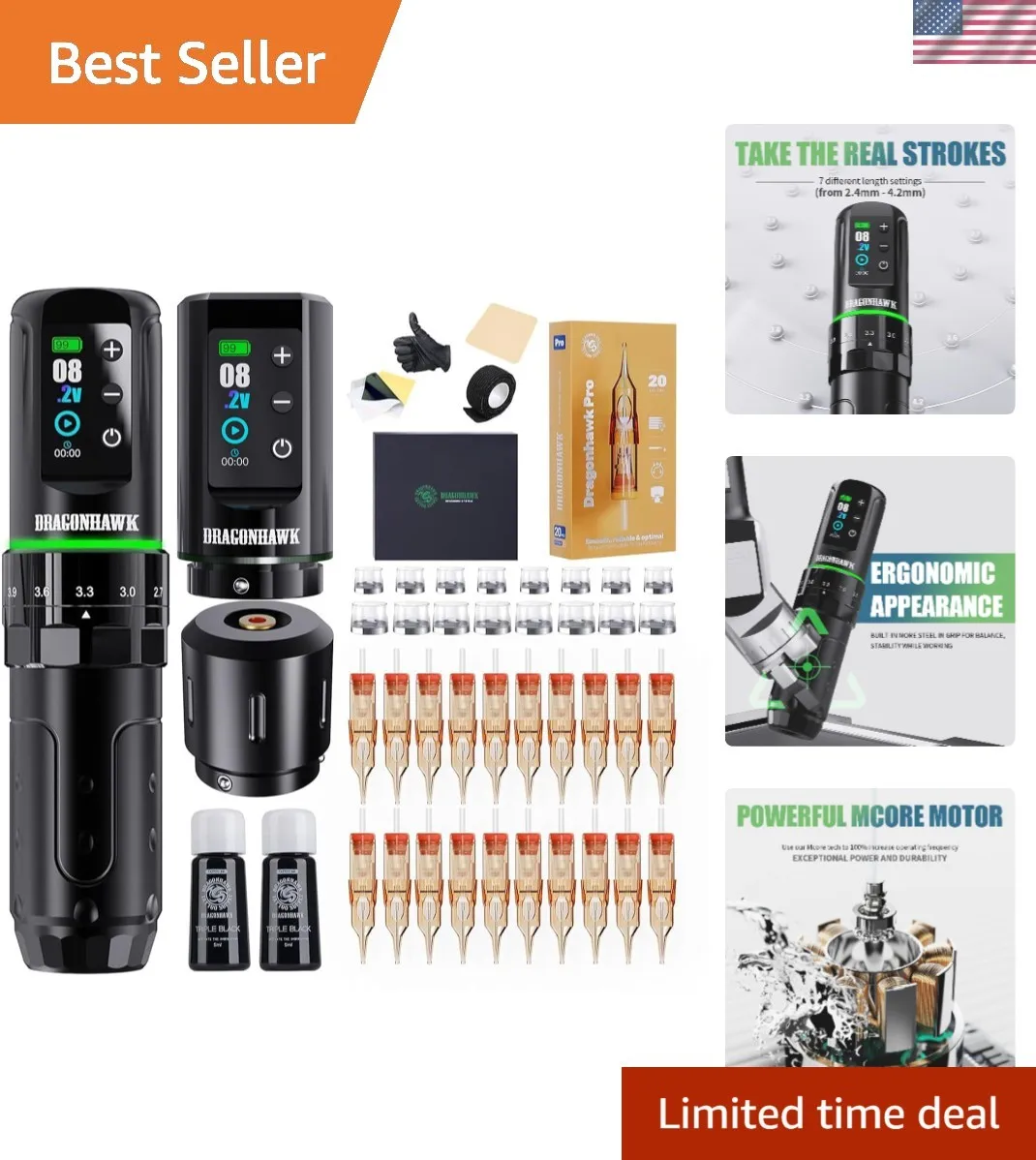 L3 Tattoo Kit, Cord…