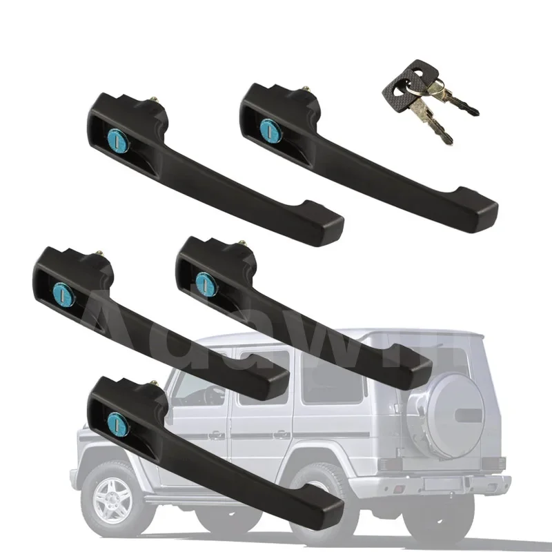 Door Handle Lock Keys for Mercedes G-CLASS W460 W461W463 T1 VAN  MINI BUS 601  602 5Door Handle Lock+2Keys  6707600159