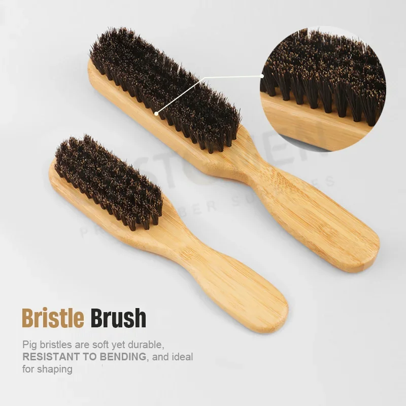 Cepillo de afeitar de barba con mango de madera para hombre, plumero de cuello para corte de pelo, cepillos de limpieza, peine de peinado, herramientas de peluquero, nuevo