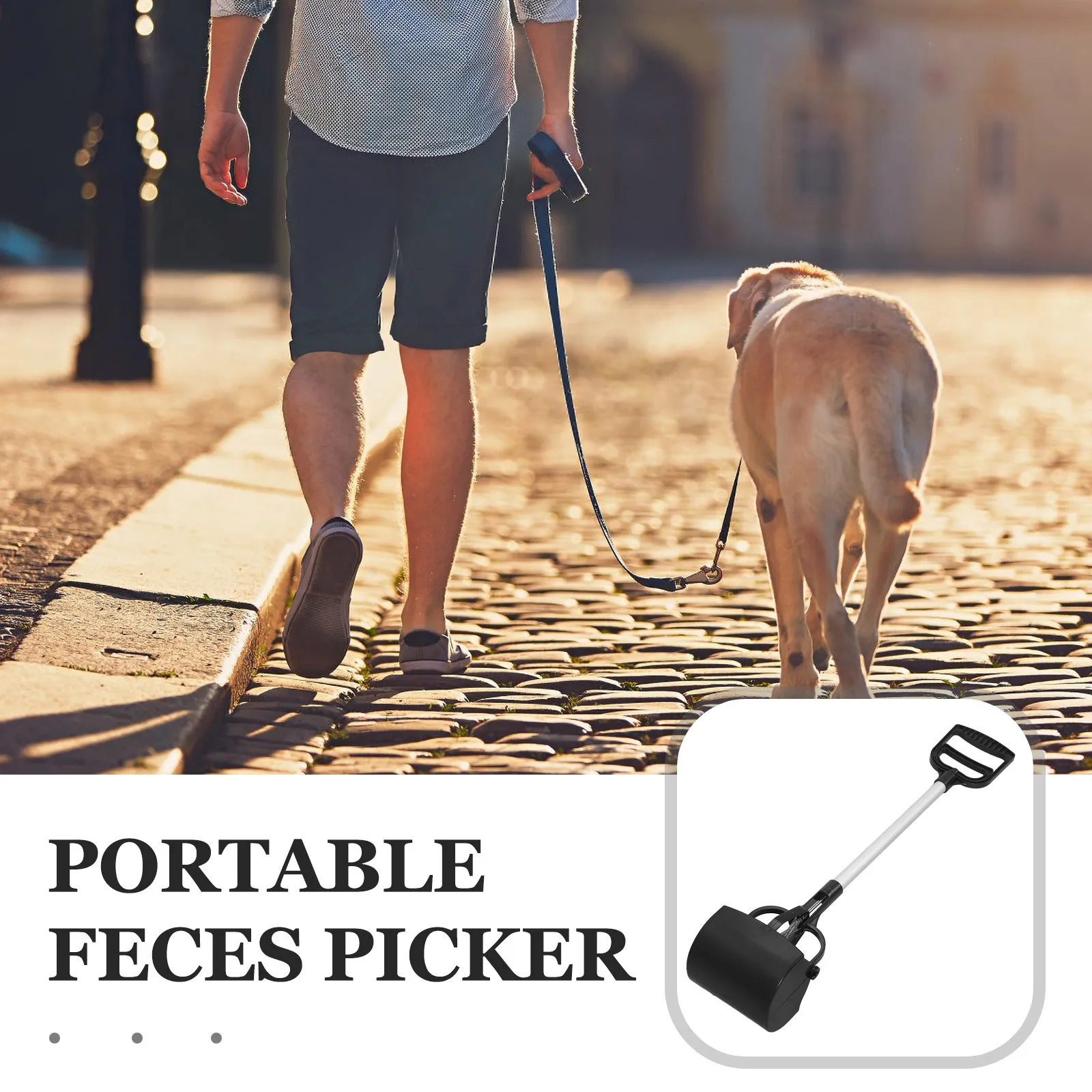 

1Pcs Pet Waste Cleaning Tool Heavy-Duty Reusable Pooper Scooper for Dogs Cats Outdoor Parks Gardens Hygienic Handling Solution