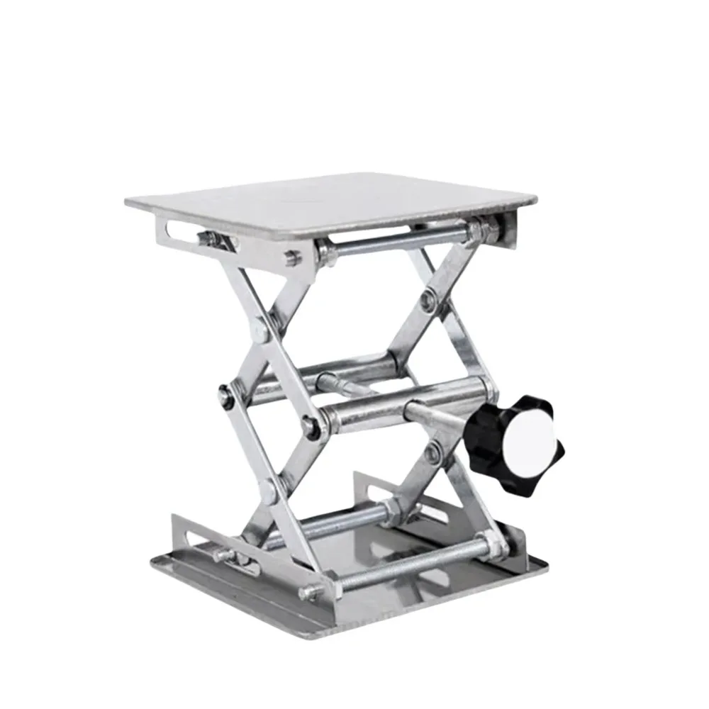 manual-laboratory-table-lift-stainless-steel-mini-scissor-lift-jack-corrosion-resistant-scissor-lifting-jack-platform-for-school