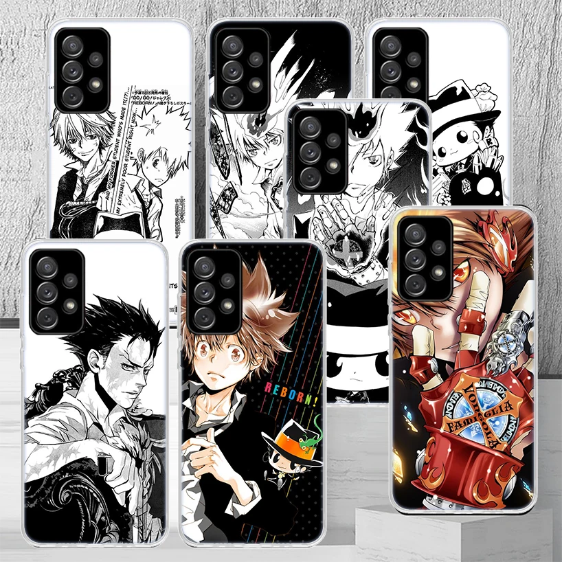 Katekyo Hitman Reborn Phone Case for Samsung Galaxy A15 A14 A13 A12 A55 A54 A53 A52 A35 A34 A33 A32 A25 A24 A23 A22 A05S A04S A0