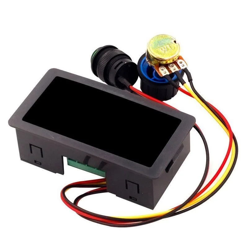 CCM5D digital display PWM DC motor speed regulator 6V12V24V stepless speed switch controller display case