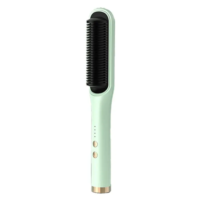 

ABLD Electric Hair Straightener Brush Hot Comb Multifunctional Heating Comb Negative Anti Scalding Styling Tool