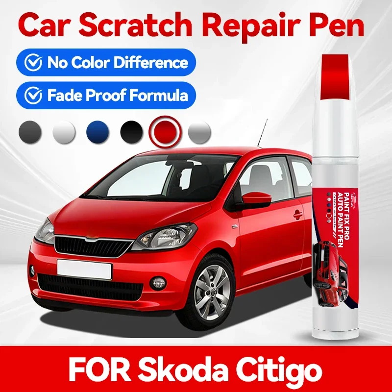 

Ремонтный карандаш для краски (маркер) для Skoda Citigo 1990-2025 X247, средство для удаления царапин, аксессуары для авто, черный
