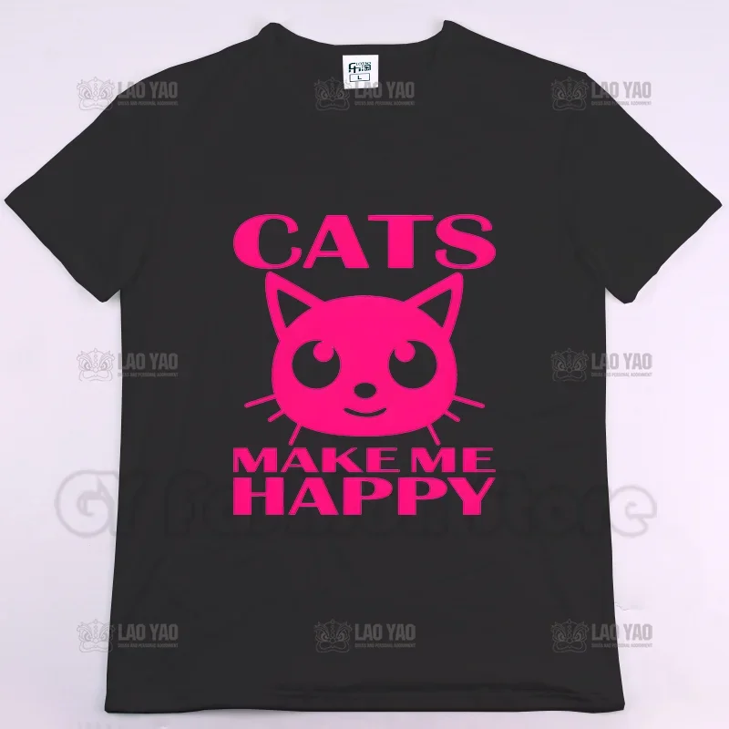 Tai Chi Cat Cartoon Graphic  Shirts Hot Selling Summer Printed -shirt Unisex Street Wear Casual Men Women image 3