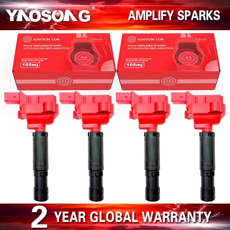 

4PCS Ignition Coil M271 1.8T C180 C200 C230 C250 C160 CL203 CLK200 SLK200 R172 R171 E200 CGI E260 W203 W204 W211 W212 0001501580