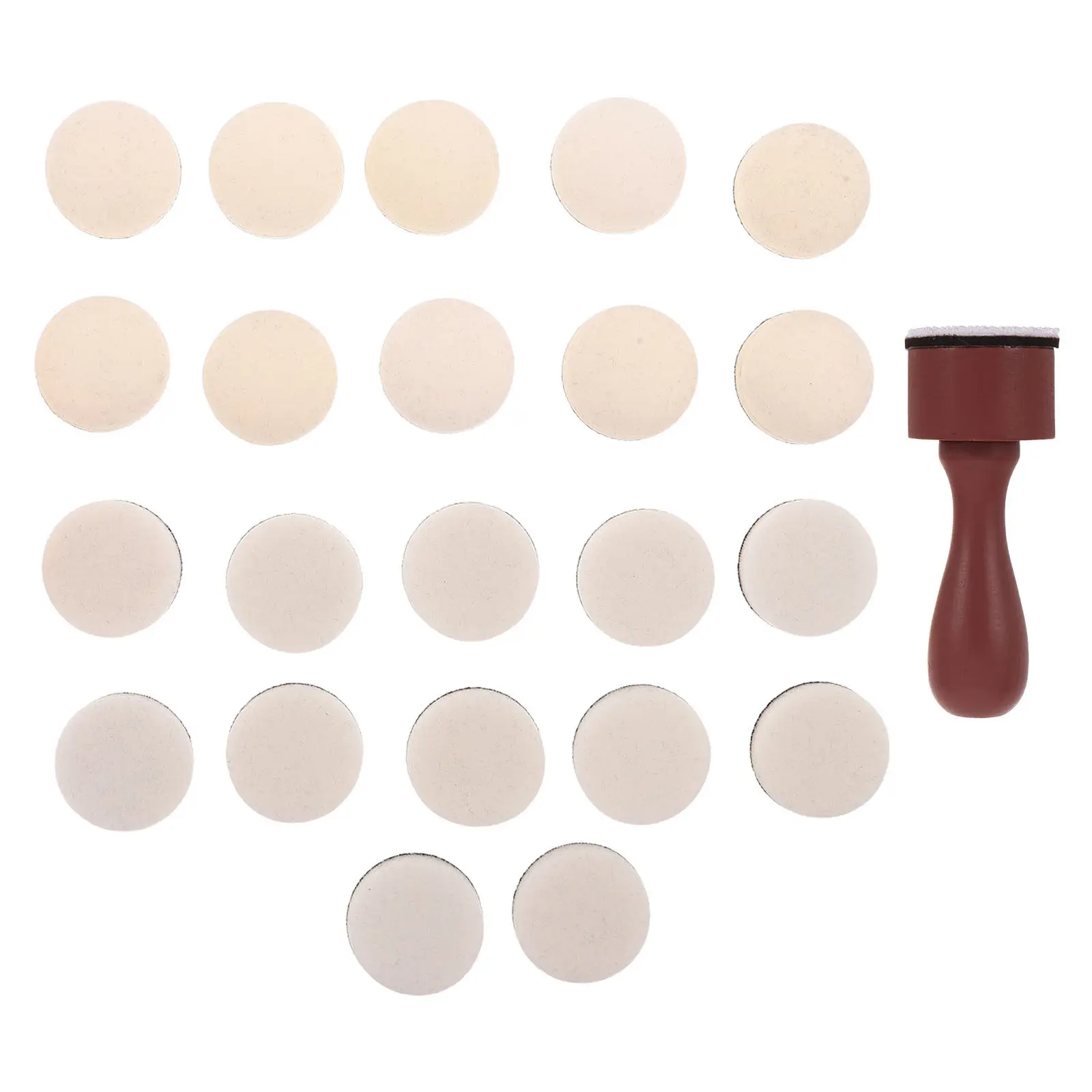 1Set Mini Round Ink Blending Tool Replacement Foam Pads Portable for Distress Ink Pads Scrapbooking Card Making Arts and Crafts