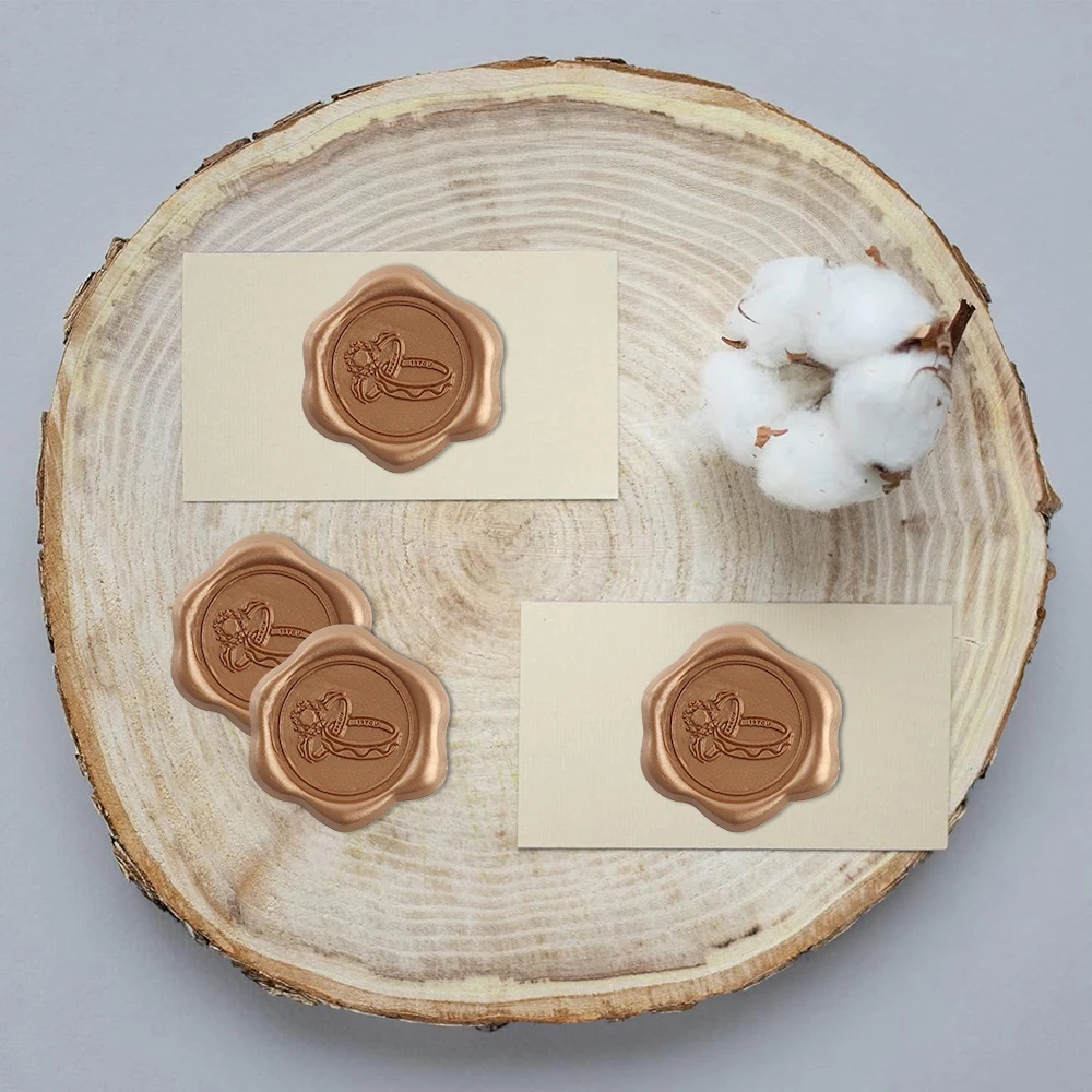 30Pcs Wedding Couple Wax Seal Stickers Rings,Fireworks,Teacups Self Adhesive Wax Stickers for Wedding Invitations,Gift Wrap