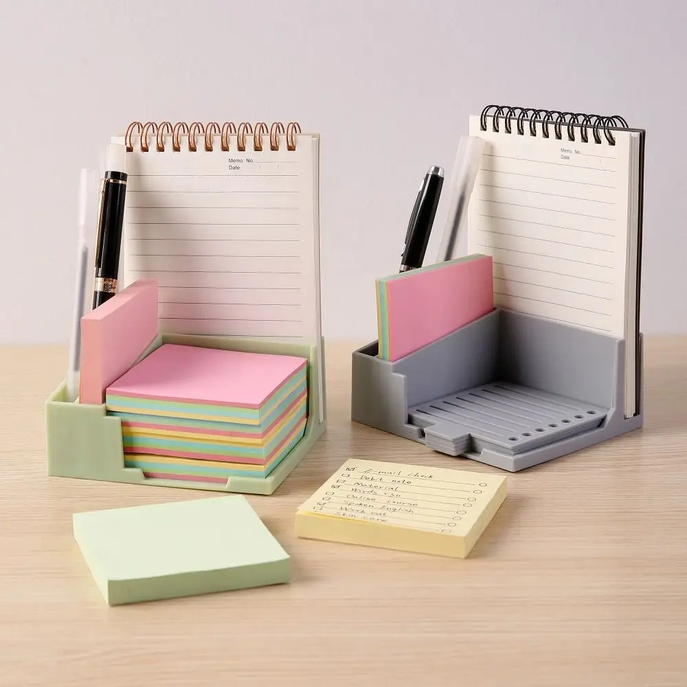 أدوات تخزين الملاحظات اللاصقة، مجموعة حامل الملاحظات اللاصقة، موزع قالب الرسم، صندوق تخزين الملاحظات اللاصق مع خمسة قوالب #3