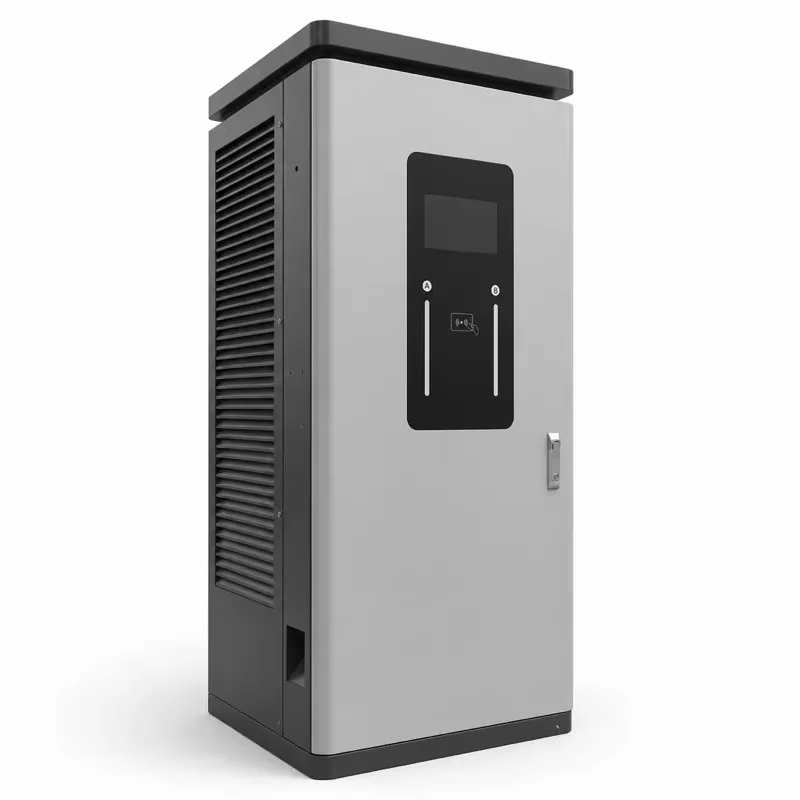Floor Standing DC New Energy Vehicle Station Chademo Interface GB/T18487-2023 60-120kW Gray White  h003