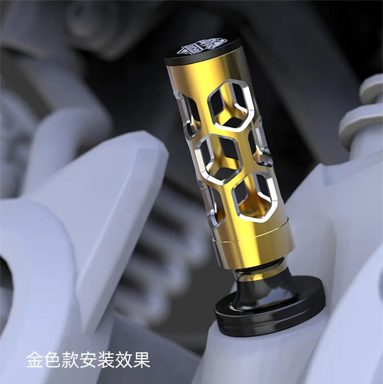 Motorcycle Engine Oil Dipstick Oil Tank Gauge Meter Oil Cap Measuring Ruler Level Modification Accessories for GY6 Models