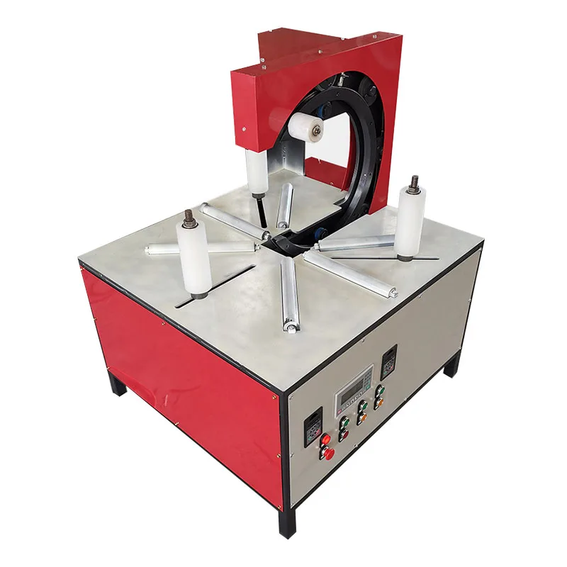 

Automatic Round Circular Packing Strapping Machine for Pipe Wheel Tyres Cooper Steel Iron Wire Cable Plastic Hoses