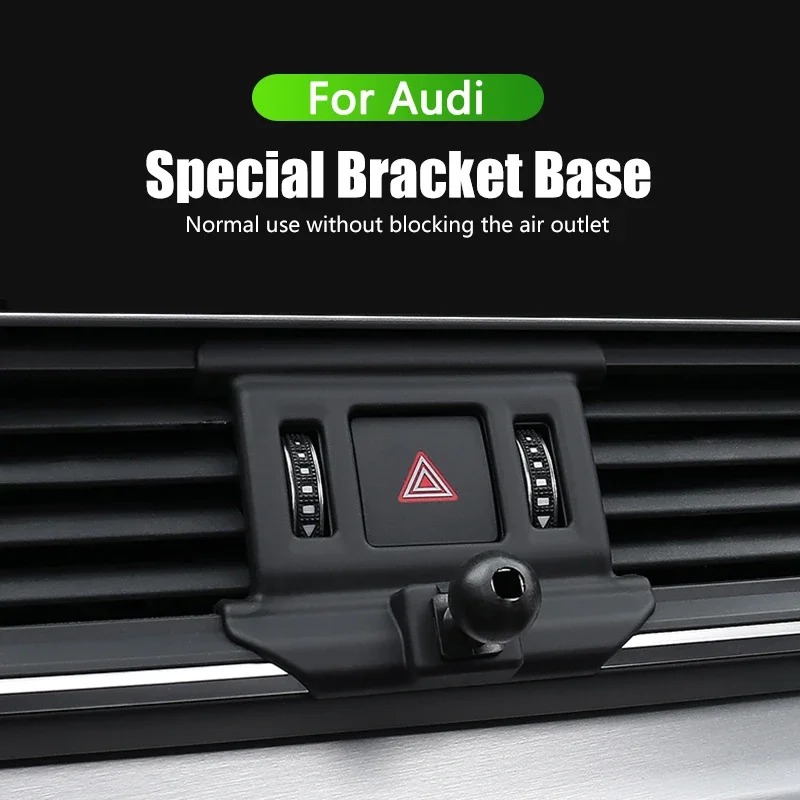 Special Car Mobile Phone Holder Bracket Base Dashboard Phone Holder Base Buckle For Audi A1 A3 A4 A5 A6 A8 S4 S5
