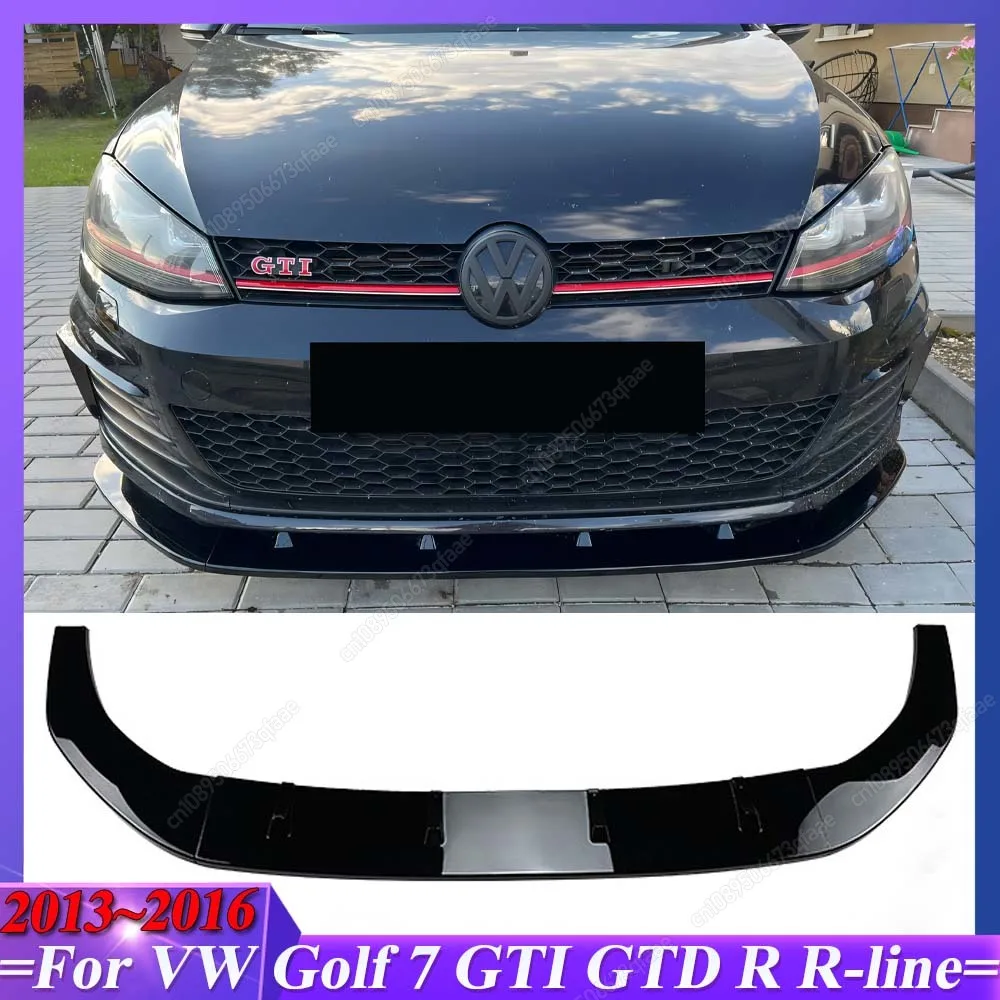 

Для VW Volkswagen Golf 7 GTI GTD R Rline 2013-2016 передний бампер, спойлер, сплиттер, диффузор, защитная крышка, комплекты кузова, тюнинг