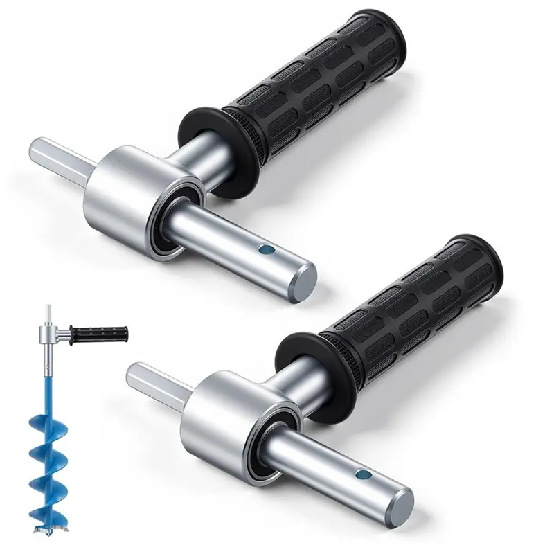 

A96I-2 шт. адаптер для ледяной шнековой дрели с ручкой и подшипниками, диаметр выходной вала 18 мм/0,720 дюйма, для преобразования льда, рыбалки