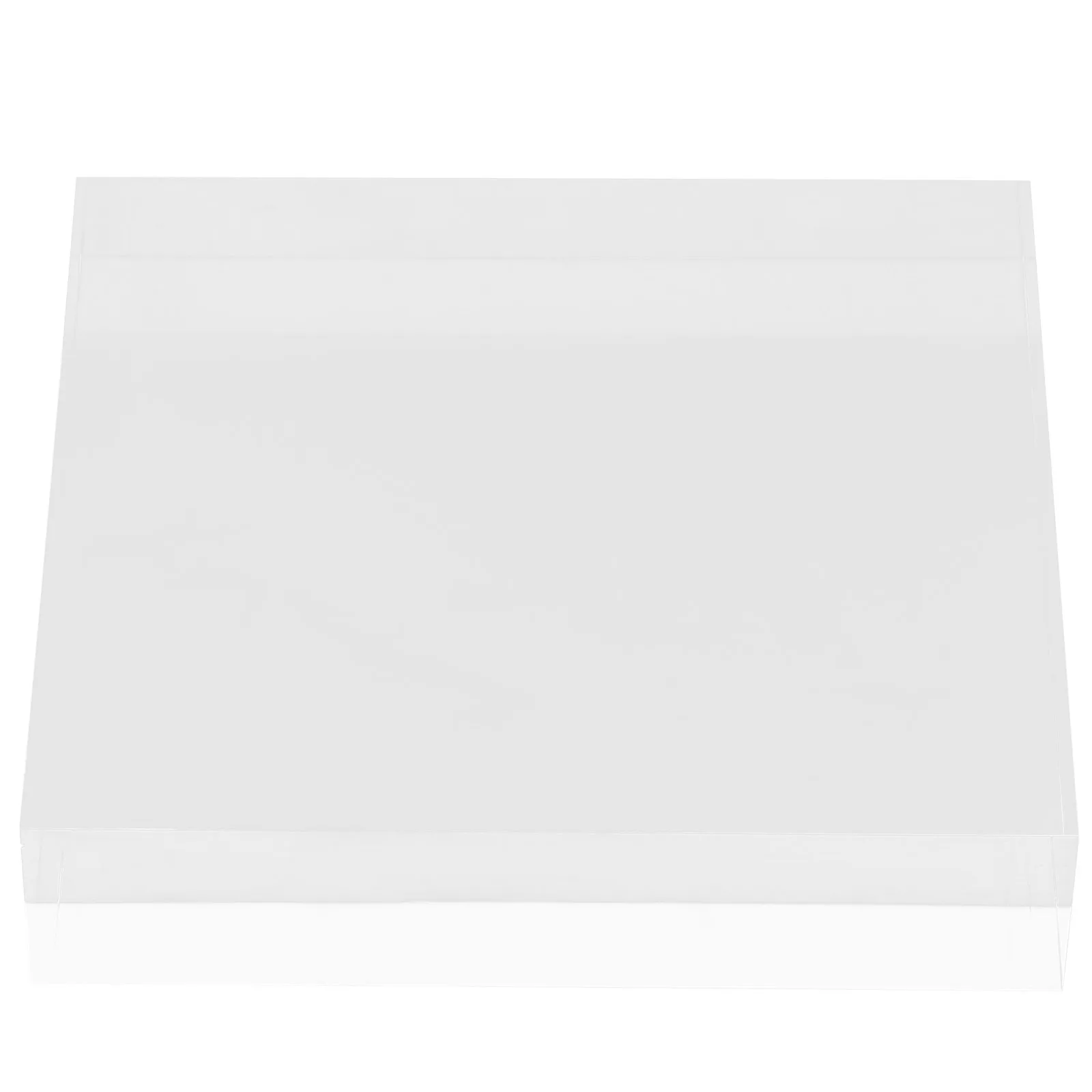 

Acrylic Display Base Clear Square Stand For Jewelry Organizer Storage Craft Showing Rack Home Decoration