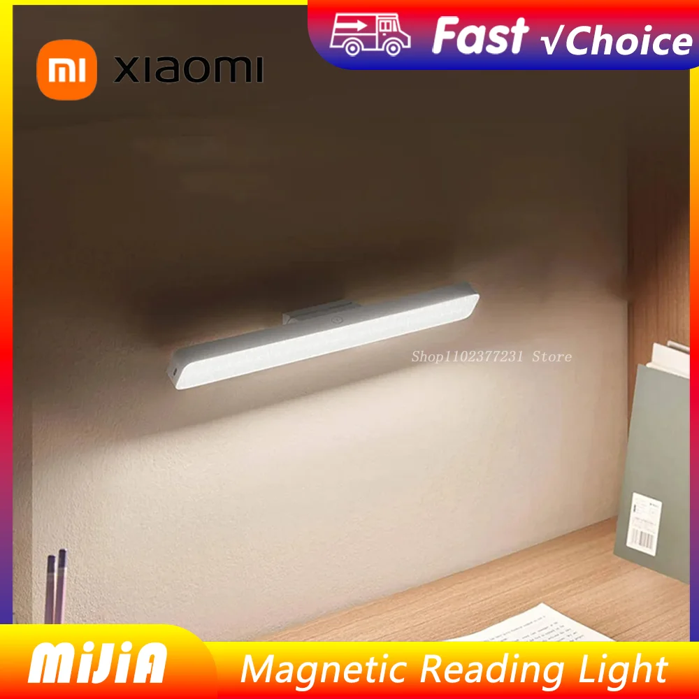 

Xiaomi Mijia Магнитная лампа для чтения Беспроводная 2000 мАч Перезаряжаемая светодиодная лампа RG0 Анти-синяя настольная лампа Кухонный шкаф Ночник