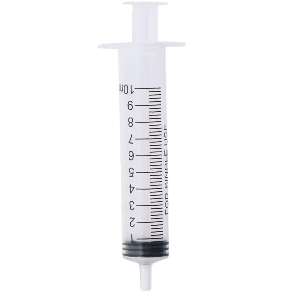 

1/30Pcs Transparent 10ml/cc Plastic Syringe Durable Pets Feeding Accessories Measuring Syringe Oil or Glue Applicator