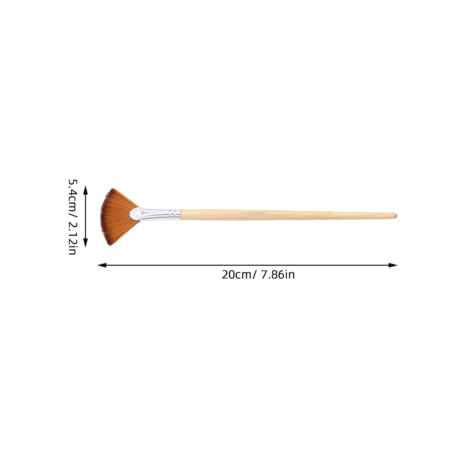 5Pcs Painting Brush Set Multi-Function Portable Watercolor Ergonomic Nylon Bristle Wear-Resistant Daily Paint Draw