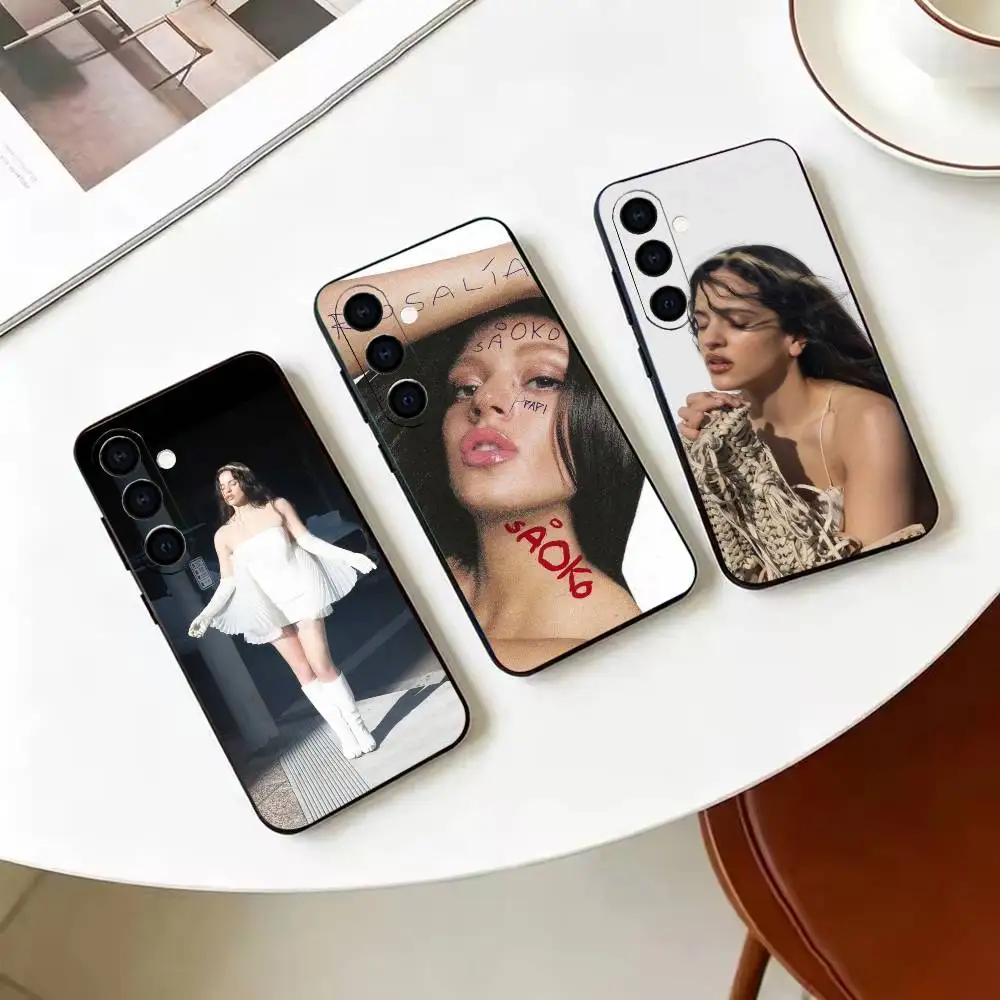 C-Cross-border female singer Rosalia   Phone Case For Samsung Galaxy A73,A72,A71,A70,A53,A52,A51,Others Soft Black Cover