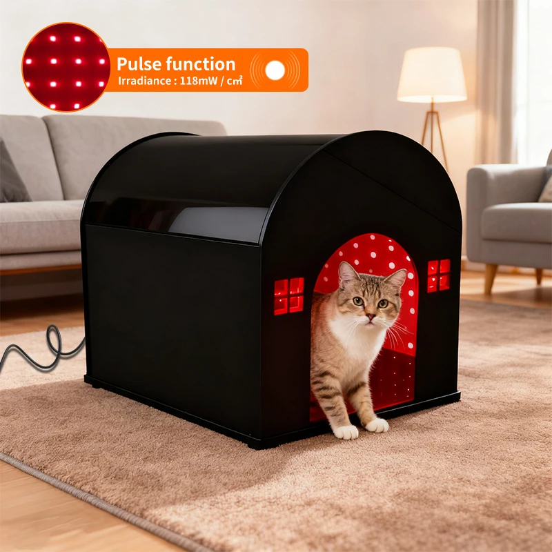 Durable Waterproof Red Light Therapy Dog House for Home Use - Ideal for Pet Wellness