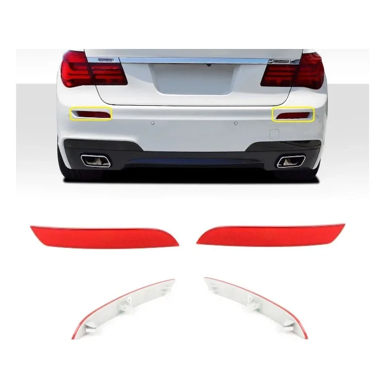 1PC 63147182191 F01 F02 Rear Bumper Reflector for 09-15 BMW 7 Series