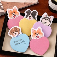 30sheets Cute Dog Post Cartoon Sticky N Times Sticky  School Stationery Small Gifts Memo Puppy Decorative Sticky Notes Paper