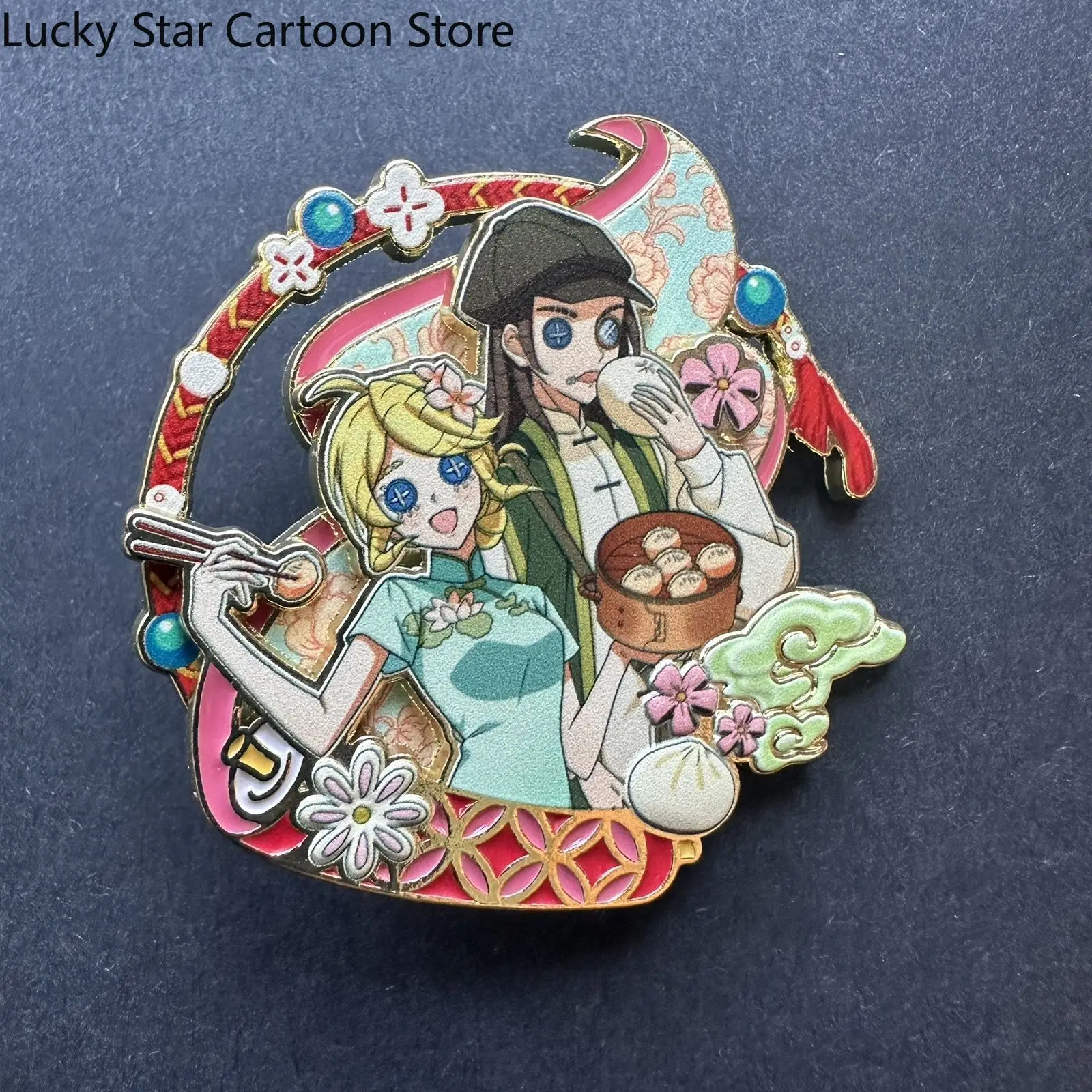 Белая гвардия и черная гвардия Identity V Jack Эмма Вудс, металлическая брошь для косплея, булавка для сумки, подвеска, коллекция, игра, подарок на Хэллоуин