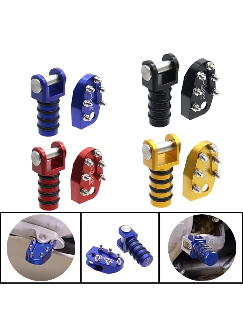 Brake Pedal & Shifting Lever Toe Peg Step Plate Motorcycle Accessories New Fit For DRZ 400S 400E 400SM DR-Z 400 S E SM 2000-2023