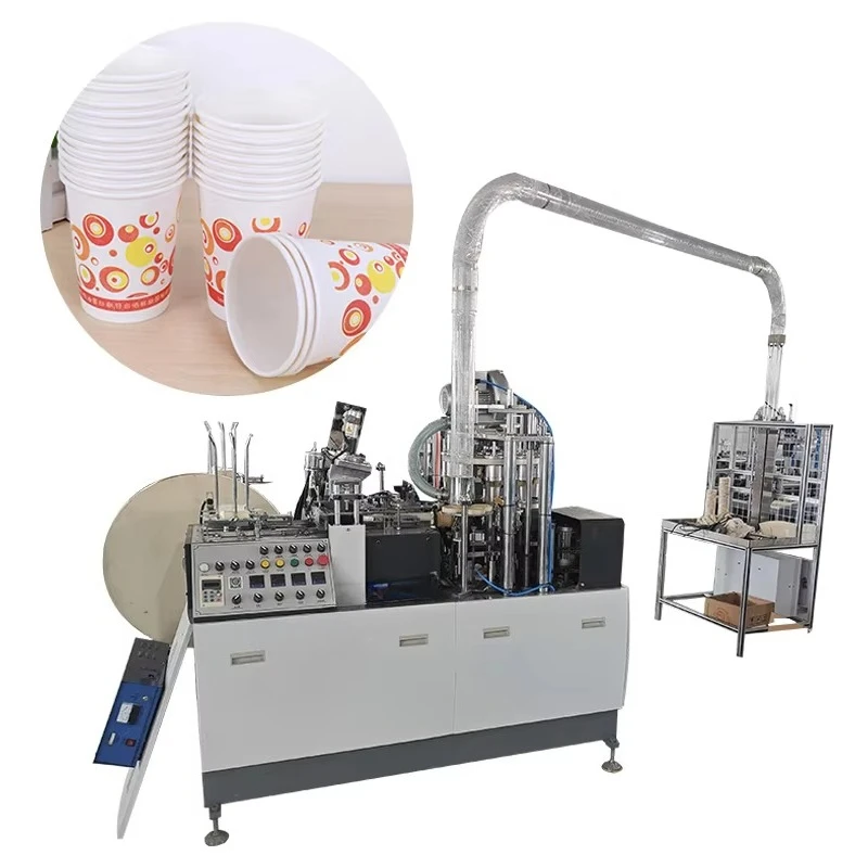 Ice Cream Hot Coffee Paper Cup Molding Making Machine Fully Automatic Biodegradable Disposable Party Paper Cup Making Machine