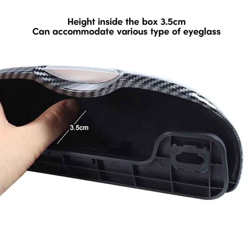 Sunglasses Holder for Car Roof, Auto Eyeglasses Organizers Box For Mercedes Glasses Protective Storage Case 4