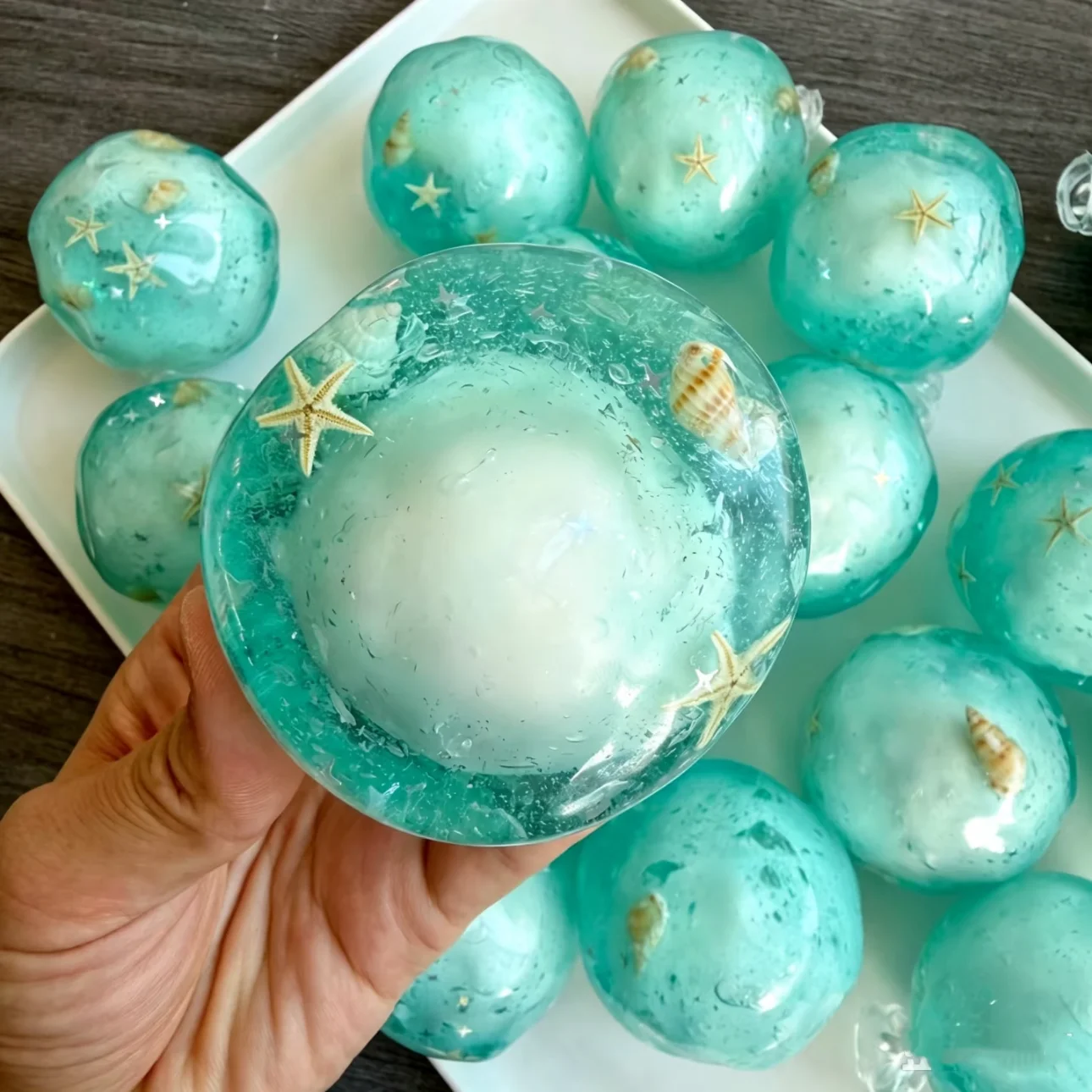 Knuspriger, zerknisternder Wachs-Stressball mit ASMR-Schall beim Treten auf Schnee, Anti-Stress-Entlastungs-Fidget-Spielzeug für Erwachsene – Detail 5