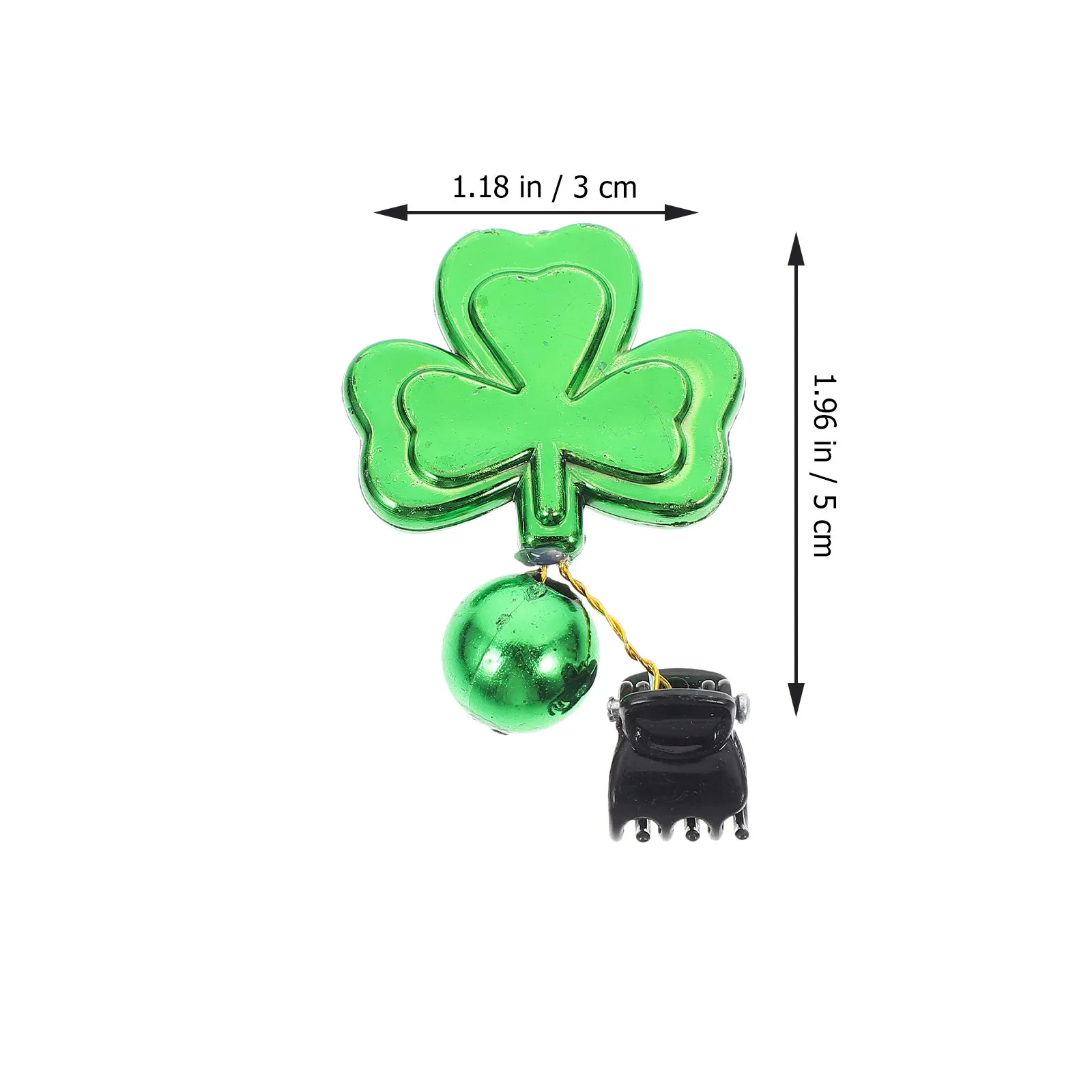คลิปหนีบหนวดรูปใบโคลเวอร์ 10 ชิ้น สำหรับตกแต่งงานเทศกาล ปาร์ตี้ วันเซนต์แพทริก อุปกรณ์เสริมเครื่องแต่งกาย ประดับหนวดสำหรับผู้ชาย