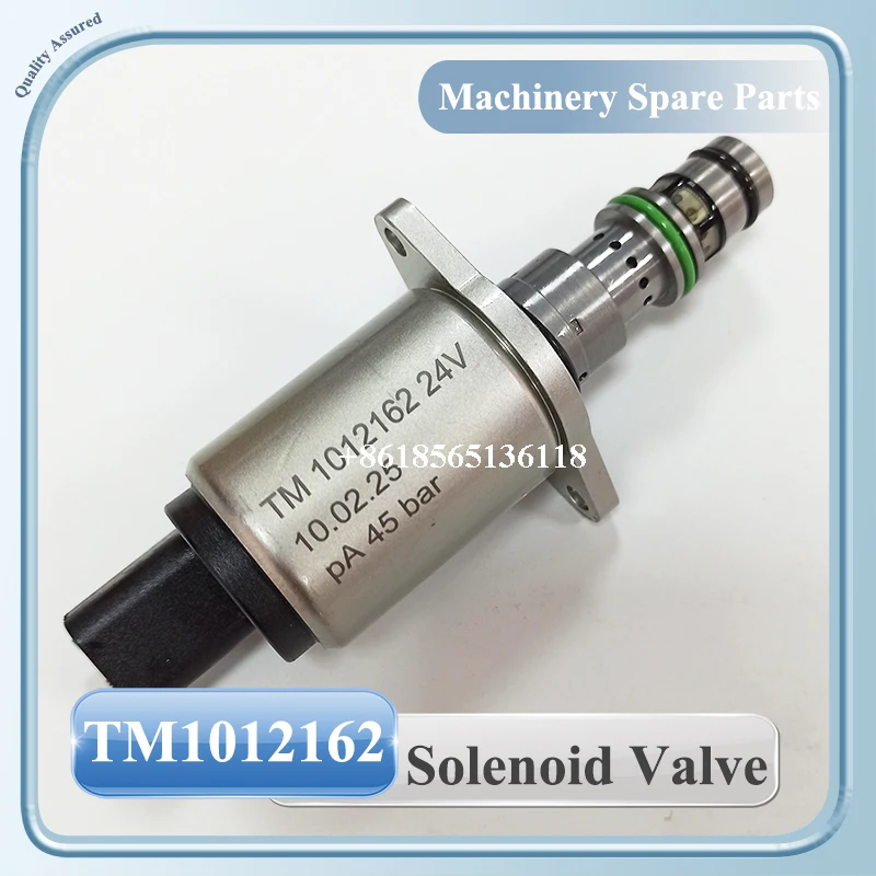 24V Hydraulic Pump Proportional Solenoid Valve TM1012162 for Excavator DX215 DX225 EC220D EC250D EC380 EC480