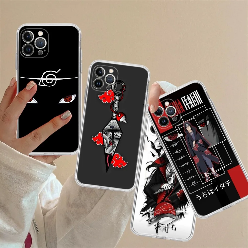 A-Akatsukis I-Itachis U-Uchihas S-Sasukes Phone Case For IPhone 16 15 8 6S Plus X SE XR XS 14 11 12 13 Mini Pro Max Mobile Case