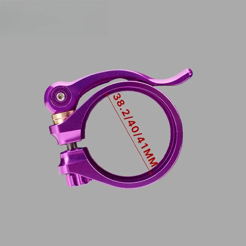Ultra‑Light CNC Quick‑Release Seat Tube Clamp, Folding Bike Seat Post Clip Fit 28.2/40/41mm Diameter