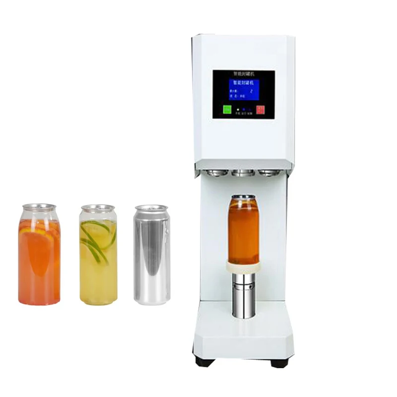 آلة ختم العلب شبه الأوتوماتيكية، كوب ختم المشروبات، زجاجة بلاستيكية تجارية