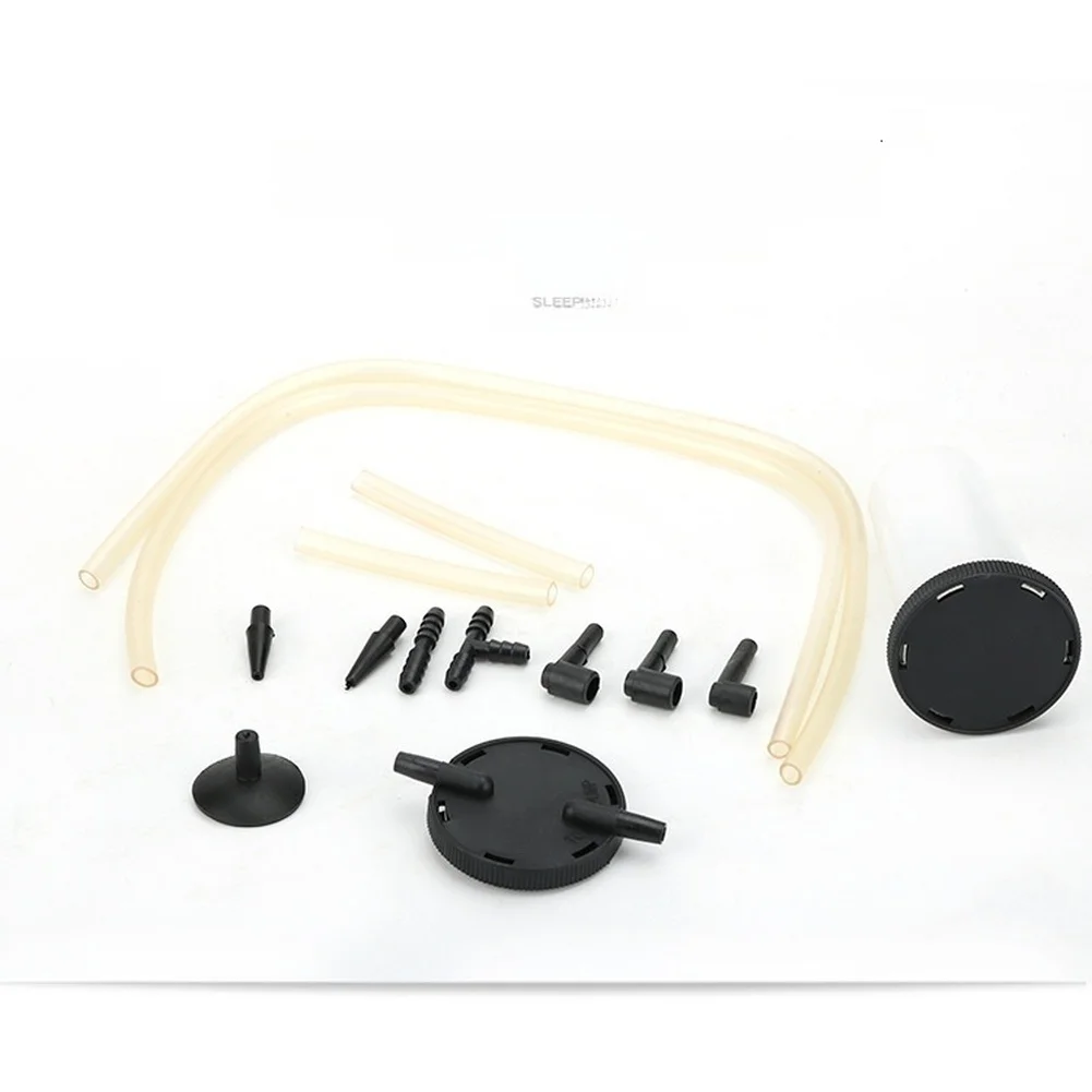 

Vacuum Pump for Brake Fluid Removal Manual Operation with Rubber Hose Steel Construction and Dual Scale Readout
